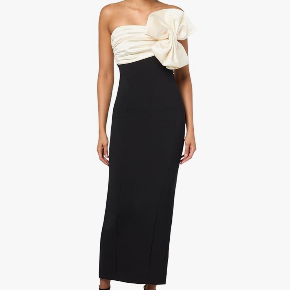 Ronny Kobo Kane Satin Maxi Dress – Size M | NWT